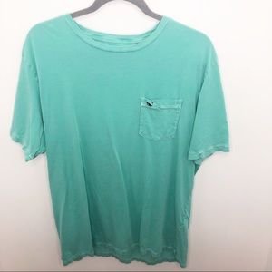 Vineyard Vines Pocket Tee Teal Green Large
